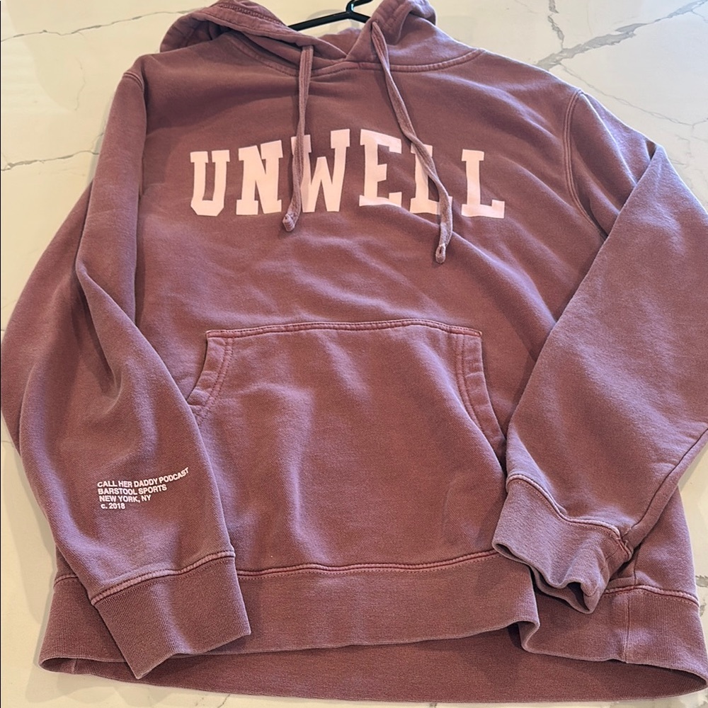 Unwell Mauve Hoodie - Call Her Daddy x Barstool